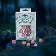 Мініатюра товару Набір кубиків Elvish Shimmering pink & White Dice Set - 3