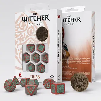 Набор кубиков The Witcher Dice Set. Трисс - Меригольд Бесстрашная