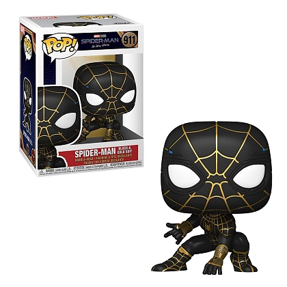 Игровая фигурка FUNKO POP! ЧЕЛОВЕК-ПАУК (черно-золотой) (Spider-Man) Marvel. Spider-Man #911, бренду Funko - 2 - KUBIX