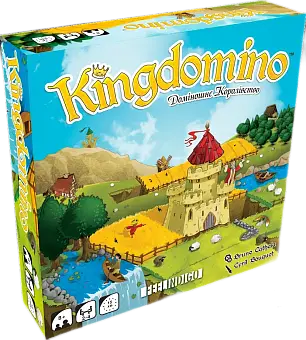 Настольная игра Доминошное королевство (Kingdomino) - KUBIX Настольная игра Доминошное королевство (Kingdomino)