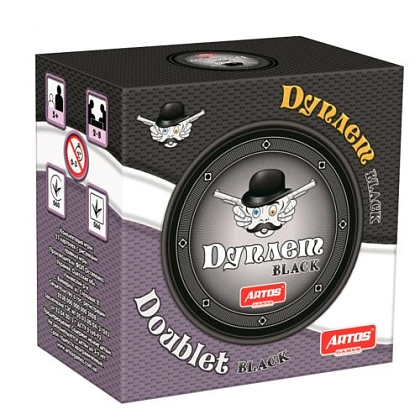 Настільна гра Дуплет Black, бренду Artos games, для 2-8 гравців, час гри < 30хв. - KUBIX