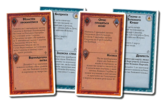 Настольная игра Война Кольца. Судьба Эребора (War of the Ring: The Fate of Erebor), бренду Geekach Games, для 2-4 гравців, час гри > 60мин. - 2 - KUBIX