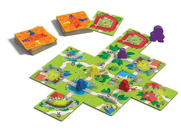 Настільна гра Каркассон для дітей (My First Carcassonne), бренду Feelindigo, для 2-4 гравців, час гри < 30хв. - 2 - KUBIX