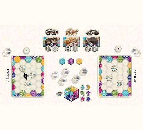 Настольная игра Каліко (Calico), бренду Lord of Boards, для 1-4 гравців, час гри < 30мин. - 14 - KUBIX