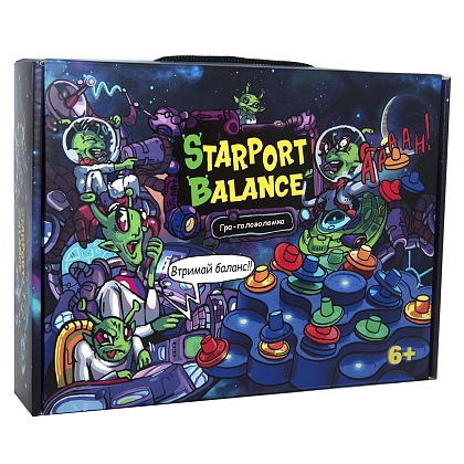 Настільна гра Starport Balance (Баланс Зоряного порту) , бренду Strateg, для 2-4 гравців - KUBIX