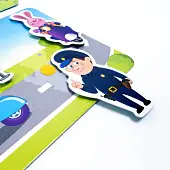 Миниатюра товара Настольная игра с липучками Транспорт - 3