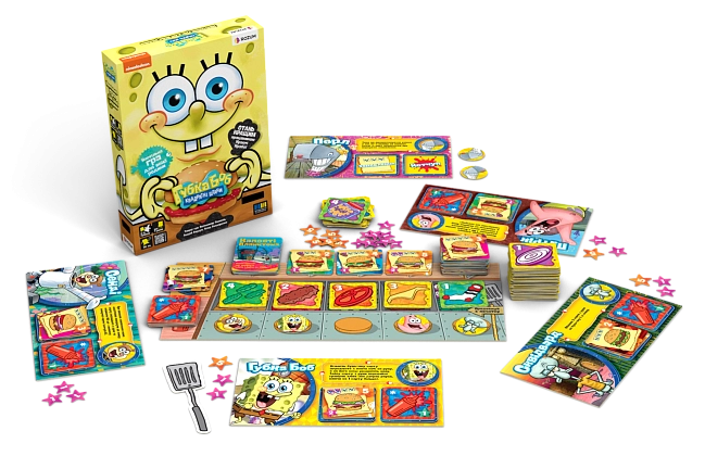Настольная игра Губка Боб Квадратные Штаны (Spongebob Squarepants), бренду Rozum, для 2-5 гравців, час гри < 30мин. - 2 - KUBIX