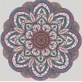 Алмазная мозаика Мандала 2 (30х30 см)