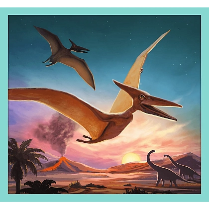 Набор пазлов 10 в 1. Познакомьтесь со всеми динозаврами, бренду Trefl - 2 - KUBIX