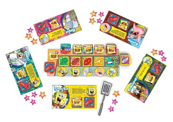 Купити Настольная игра Губка Боб: Эксперт по бургерам (Spongebob Squarepants), бренду Rozum - 3 - KUBIX Настольная игра Губка Боб: Эксперт по бургерам (Spongebob Squarepants), бренду Rozum, для 2-5 гравців, час гри < 30мин. - 3 - KUBIX