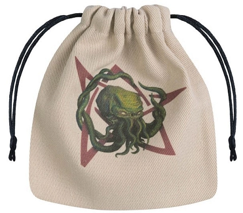 Мішечок Call of Cthulhu Beige & multicolor Dice Bag, бренду Q-Workshop - KUBIX