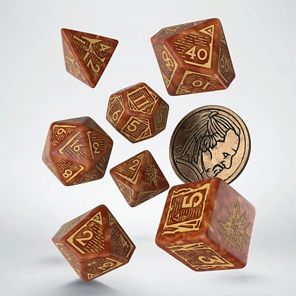 Набор кубиков The Witcher Dice Set. Весемир - Мудрый Ведьмак - KUBIX