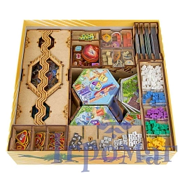 Органайзер для настольной игры Мир Динозавров (Organizer for boardgame Dinosaur World)