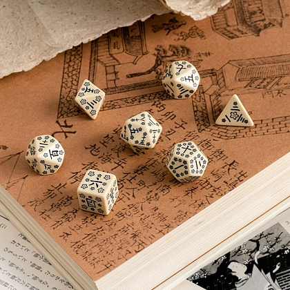 Набір кубиків Japanese Dice Set: Last Words Stone - 2 - KUBIX