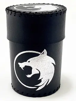 Стакан для кубиків Вовк чорний Dice Cup