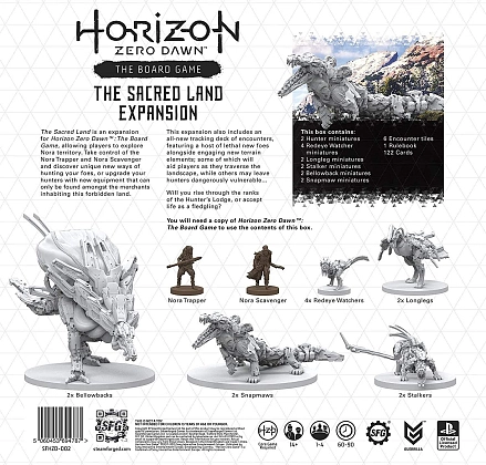 Настільна гра Horizon Zero Dawn: The Board Game. Sacred Land (EN), бренду Steamforged Games Ltd., для 1-4 гравців, час гри < 60хв. - 2 - KUBIX