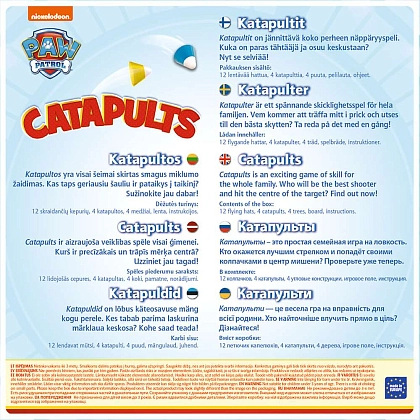 Настільна гра Щенячий патруль: Катапульти (Paw Patrol: Catapults), бренду Trefl, для 2-4 гравців, час гри < 30хв. - 2 - KUBIX
