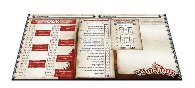 Настільна гра Зомбіцид. Нескорена Імперія (Zombicide: White Death. Eternal Empire), бренду Geekach Games, для 1-6 гравців, час гри < 30хв. - 3 - KUBIX