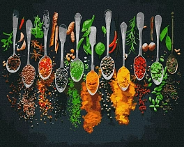 Картина по номерам Пряности мира (40х50 см)