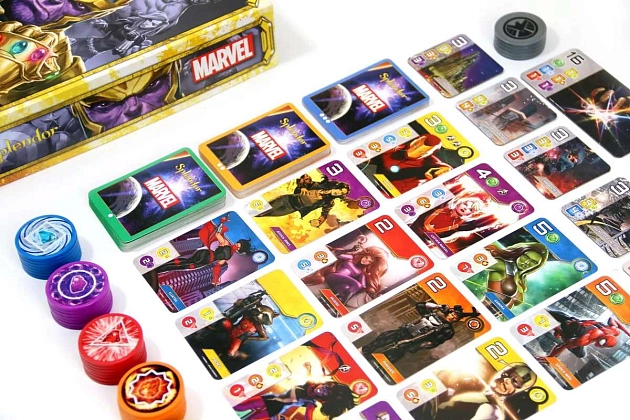 Настольная игра Роскошь. Marvel (Splendor. Marvel), бренду Asmodee, для 2-4 гравців, час гри < 30мин. - 4 - KUBIX