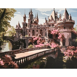 Картина по номерам Fortress in the Embrace of Nature (40х50 см) - KUBIX Картина по номерам Fortress in the Embrace of Nature (40х50 см)