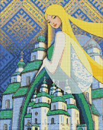 Алмазна мозаїка Берегиня Свято-Троїцького Собору (40х50 см)