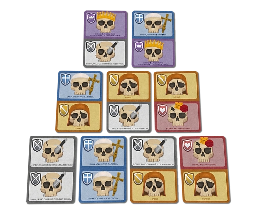 Настільна гра Склеп черепів. Повне видання (Skulls of Sedlec), бренду Geekach Games, для 1-4 гравців, час гри < 30хв. - 3 - KUBIX