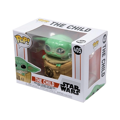 Ігрова фігурка FUNKO POP! МАЛЮК У СУМЦІ (The Child) Star Wars Mandalorian: #405, бренду Funko - 2 - KUBIX