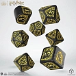 Мініатюра товару Набір кубиків Harry Potter. Hufflepuff Modern Dice Set - Black - 1