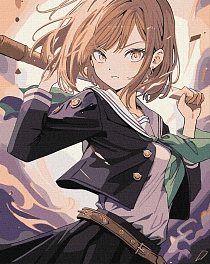 Картина по номерам Магічна битва Нобара Кугісакі (40х50 см)