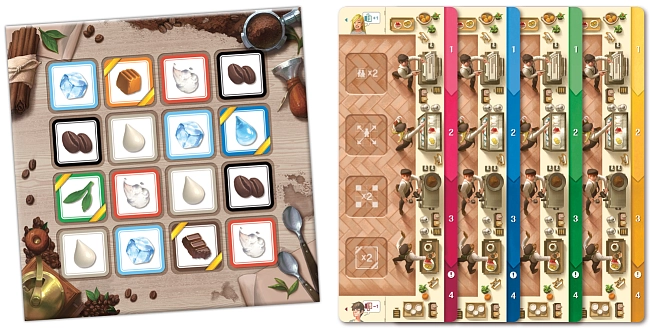 Настільна гра Моя кавʼярня (Coffee Rush), бренду Games 7Days, для 2-4 гравців, час гри < 30хв. - 9 - KUBIX