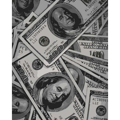Картина по номерам Money (40х50 см), бренду Art Craft - KUBIX