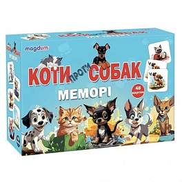 Настольная игра Мемори: Коты против собак