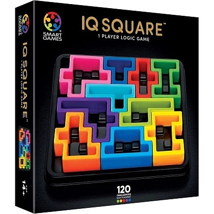 Настольная игра IQ Делюкс. Квадрат (IQ Square), бренду Smart Games, для 1-1 гравців, час гри < 30мин. - KUBIX