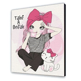 Картина по номерам Возьми паузу (30х40 см)