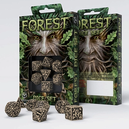 Набір кубиків Forest Dice Set: Savannah (7шт.), бренду Q-Workshop - KUBIX