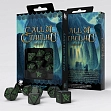 Мініатюра товару Набір кубиків Call of Cthulhu Black & green Dice Set (7шт.) - 1