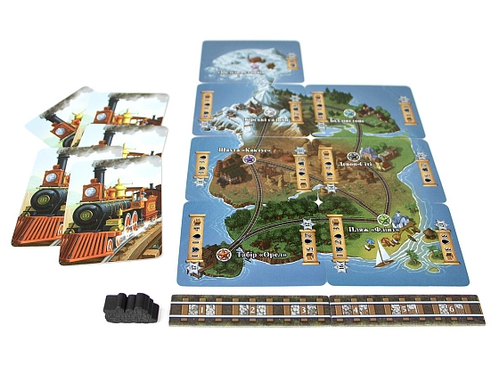 Настільна гра Острів залізниць (Isle of Trains: All Aboard), бренду Ігромаг, для 1-4 гравців, час гри < 30хв. - 9 - KUBIX