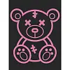 Картина по номерам Teddy bear art (30х40 см)
