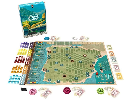 Настольная игра Iberian Gauge (Иберийская колея) (EN), бренду Capstone Games, для 3-5 гравців, час гри < 60мин. - 3 - KUBIX