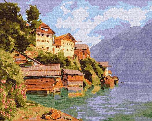 Картина по номерам Затишна затока (40х50 см), бренду Ідейка - KUBIX