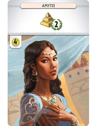 Настільна гра 7 Wonders 2nd edition: Leaders (EN), бренду Asmodee, для 3-7 гравців, час гри < 60хв. - 6 - KUBIX