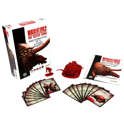 Настольная игра Оселя Зла 2. Расширение Malformations of G B-Files (Resident Evil 2: The Board Game. Malformations of G B-Files Expansion) (EN), бренду Steamforged Games Ltd., для 1-4 гравців, час гри > 60мин. - 3 - KUBIX