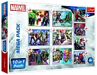 Мініатюра товару Набір пазлів 10 в 1. Герої Всесвіту MARVEL - 1