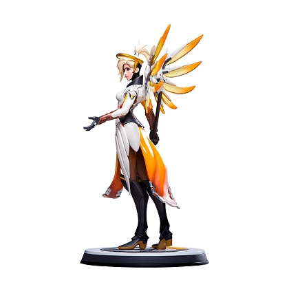 Статуэтка Мерси. Овервотч (OVERWATCH Mercy) - 3 - KUBIX