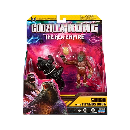 Набір фігурок GODZILLA X KONG – ЗУКО З ДАГОМ (9 cm), бренду MonsterVerse - 3 - KUBIX