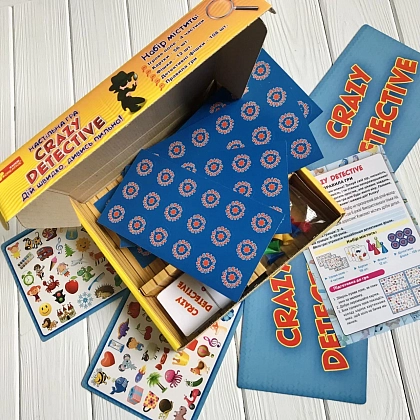 Настольная игра Crazy Detective (Безумный детектив), бренду Ранок, для 2-4 гравців, час гри < 30мин. - 3 - KUBIX