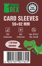 Протекторы 60 микрон 59*92 (Cards Sleeves 60 micron 59*92)