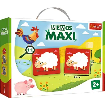 Настольная игра Мемос MAXI Ферма - KUBIX Настольная игра Мемос MAXI Ферма
