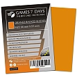 Миниатюра товара Протекторы Games7Days (66 х 91 мм / 63.5x88 мм) Orange Premium MTG (80 шт) - 1